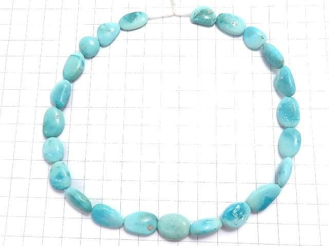 [Video][One of a kind] Arizona Sleeping Beauty Turquoise AAA- Nugget 1strand beads (aprx.15inch/37cm) NO.3