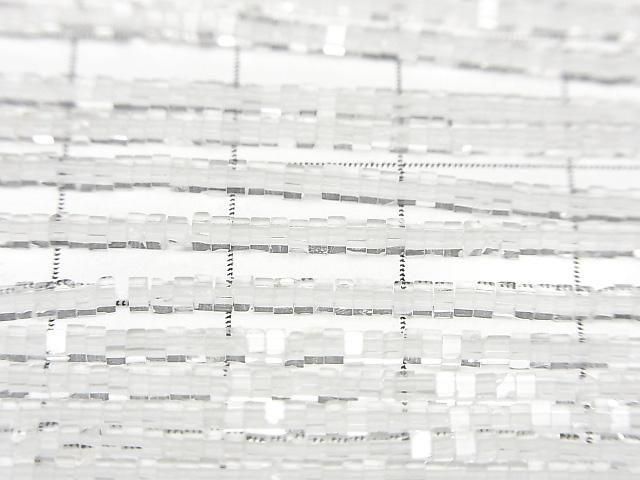 [Video] Crystal AAA Square Rondelle (Disc 1.5x1.5x1mm 1strand beads (approx. 15 inches/37 cm)