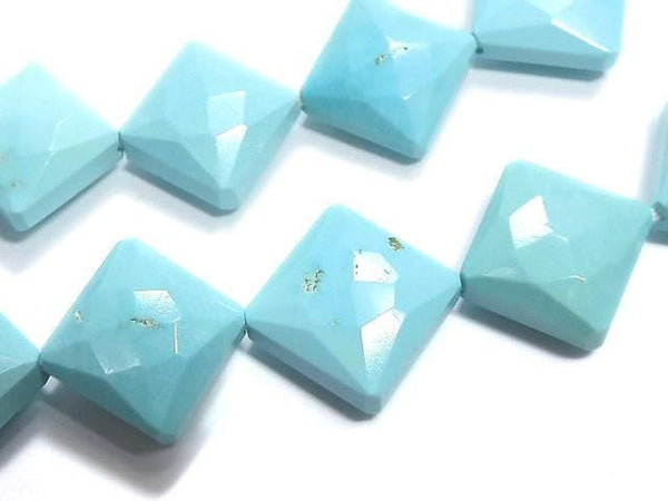 [Video][One of a kind] Arizona Sleeping Beauty Turquoise AAA- Diamond Shape 1strand beads (aprx.8inch/20cm) NO.5