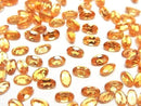 [Video]High Quality Spessartite Garnet AAA Oval Faceted 5x3mm 2pcs