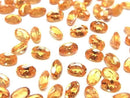 [Video]High Quality Spessartite Garnet AAA Oval Faceted 6x4mm 1pc