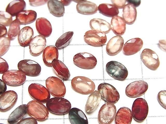 [Video]High Quality Andesine AAA Loose stone Oval Faceted 6x4mm 5pcs