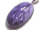[Video][One of a kind] Charoite AAA Pendant Silver925 NO.7