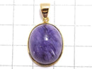 [Video][One of a kind] Charoite AAA Pendant 18KGP NO.12