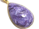 [Video][One of a kind] Charoite AAA Pendant 18KGP NO.20