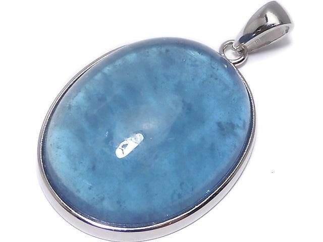 [Video][One of a kind] Aquamarine AA++ Pendant Silver925 NO.47