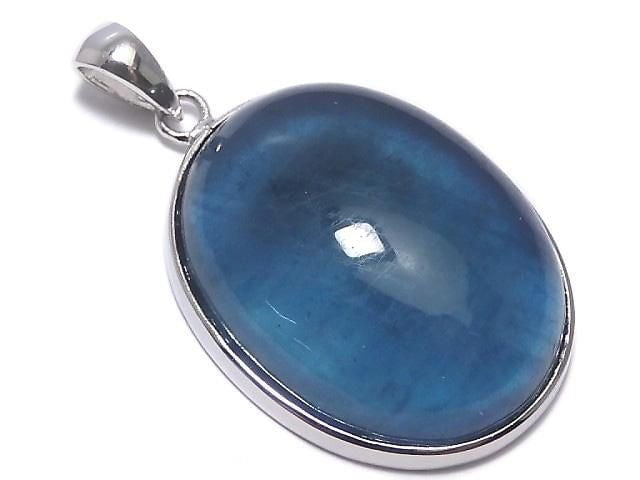 [Video][One of a kind] Aquamarine AA++ Pendant Silver925 NO.50