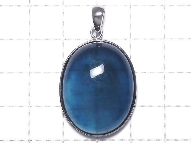 [Video][One of a kind] Aquamarine AA++ Pendant Silver925 NO.50