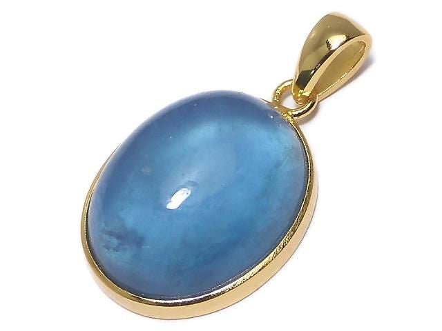 [Video][One of a kind] Aquamarine AA++ Pendant 18KGP NO.51