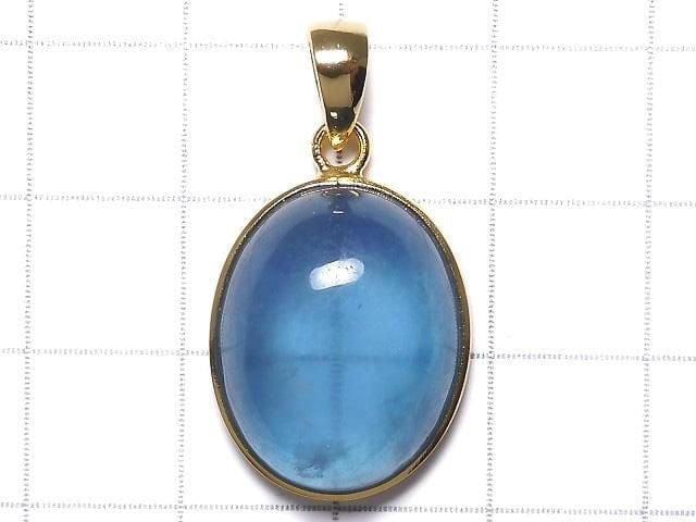 [Video][One of a kind] Aquamarine AA++ Pendant 18KGP NO.51