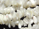 [Video] Mother of Pearl MOP White Chips (Small Nugget) 1strand beads (aprx.30inch/76cm)