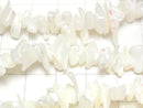 [Video] Mother of Pearl MOP White Chips (Small Nugget) 1strand beads (aprx.30inch/76cm)