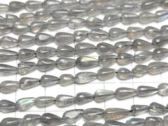 [Video]High Quality Labradorite AA++ Vertical Hole Drop 1strand beads (aprx.13inch/32cm)