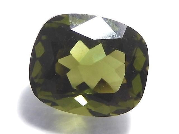 [Video][One of a kind] High Quality Moldavite AAA Faceted Loose stone 1pc NO.5