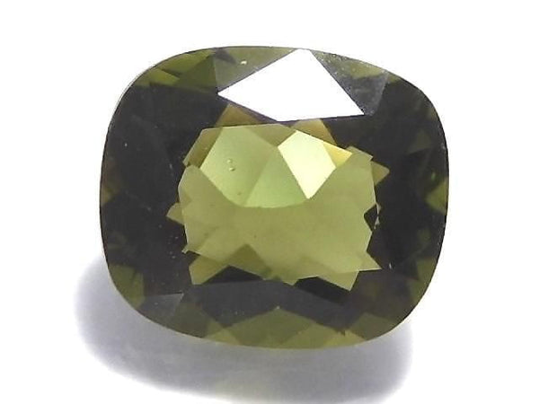 [Video][One of a kind] High Quality Moldavite AAA Faceted Loose stone 1pc NO.6