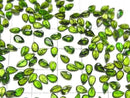 [Video]High Quality Chrome Diopside AAA- Loose stone Pear shape Faceted 5x3mm 3pcs