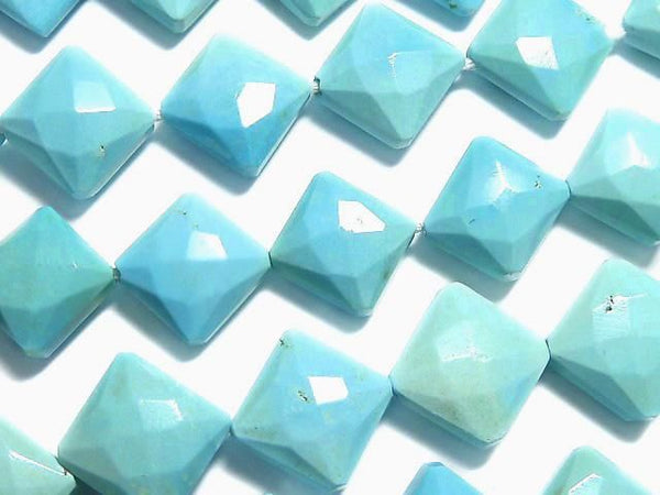 [Video] Arizona Sleeping Beauty Turquoise AAA- Diamond Shape 1strand beads (aprx.7inch/19cm)