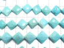 [Video] Arizona Sleeping Beauty Turquoise AAA- Diamond Shape 1strand beads (aprx.7inch/19cm)