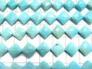 [Video] Arizona Sleeping Beauty Turquoise AAA- Diamond Shape 1strand beads (aprx.7inch/19cm)