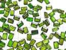 [Video]High Quality Chrome Diopside AAA- Loose stone Rectangle Faceted 6x4mm 2pcs
