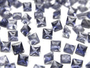 [Video]High Quality Iolite AAA- Loose stone Princess cut 4x4mm 5pcs