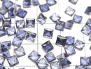 [Video]High Quality Iolite AAA- Loose stone Princess cut 4x4mm 5pcs