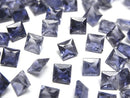 [Video]High Quality Iolite AAA- Loose stone Princess cut 5x5mm 3pcs