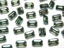 [Video] Moissanite AAA Loose stone Rectangle Faceted 6x4mm [Green] 1pc