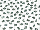 [Video] Moissanite AAA Loose stone Pear shape Faceted 7x5mm [Green] 1pc