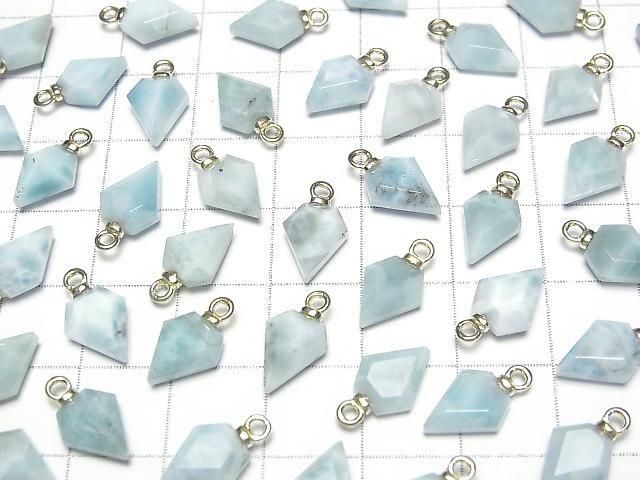 [Video] Larimar Pectolite Arrows Head 9x7mm Charm 2pcs