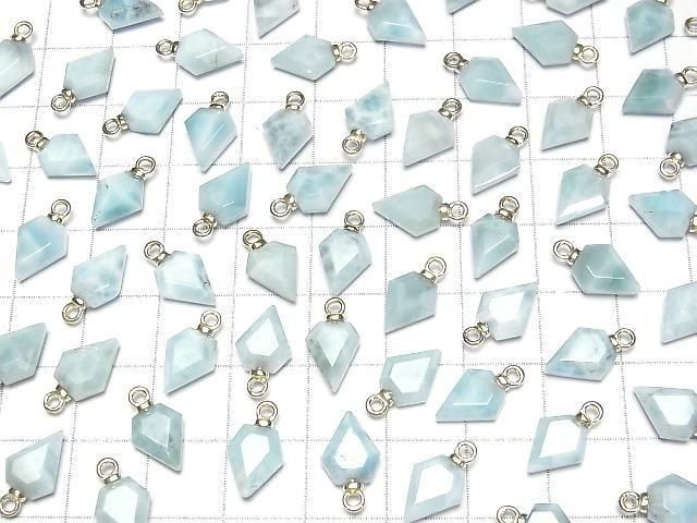[Video] Larimar Pectolite Arrows Head 9x7mm Charm 2pcs