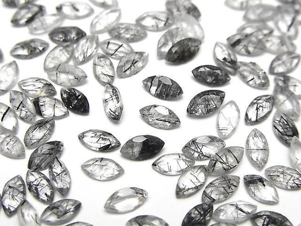 [Video]High Quality Tourmaline Quartz AAA- Loose stone Marquise Faceted 6x3mm 5pcs