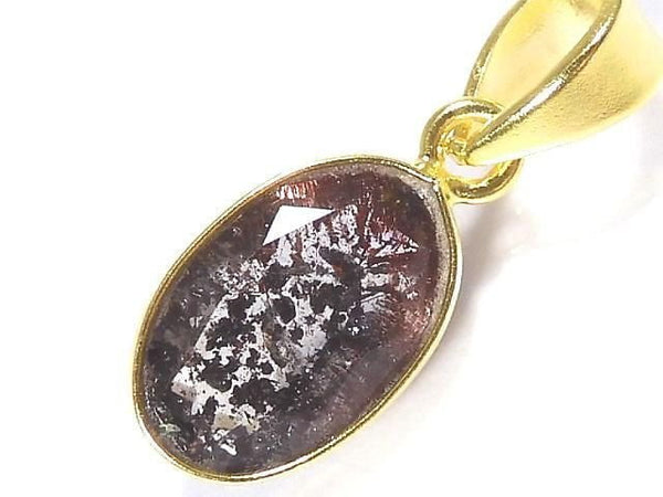 [Video][One of a kind] Elestial Quartz AAA Pendant 18KGP NO.342