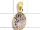 [Video][One of a kind] Elestial Quartz AAA Pendant 18KGP NO.345