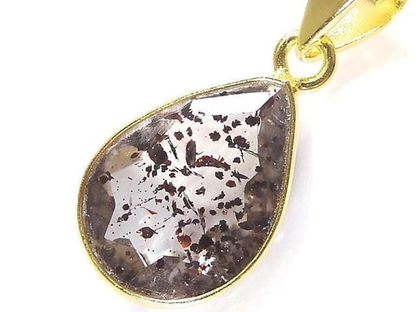 [Video][One of a kind] Elestial Quartz AAA Pendant 18KGP NO.346