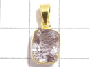 [Video][One of a kind] Elestial Quartz AAA Pendant 18KGP NO.352