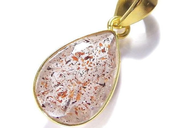 [Video][One of a kind] Elestial Quartz AAA Pendant 18KGP NO.356