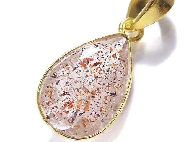 [Video][One of a kind] Elestial Quartz AAA Pendant 18KGP NO.356