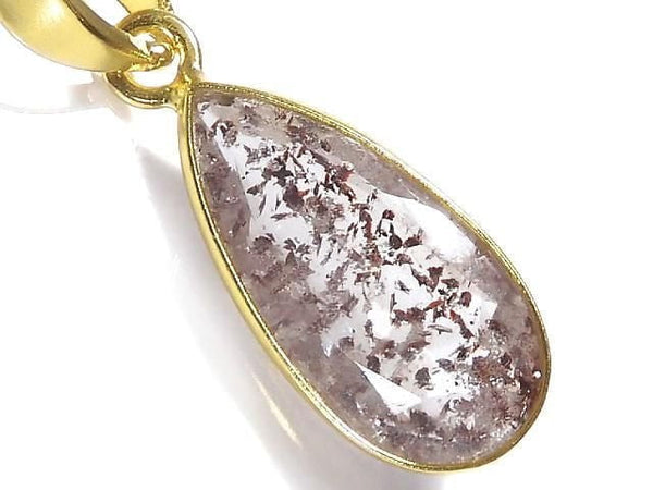 [Video][One of a kind] Elestial Quartz AAA Pendant 18KGP NO.357