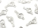 Silver925 Hook & Connector No coating 1pair