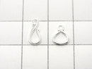 Silver925 Hook & Connector No coating 1pair