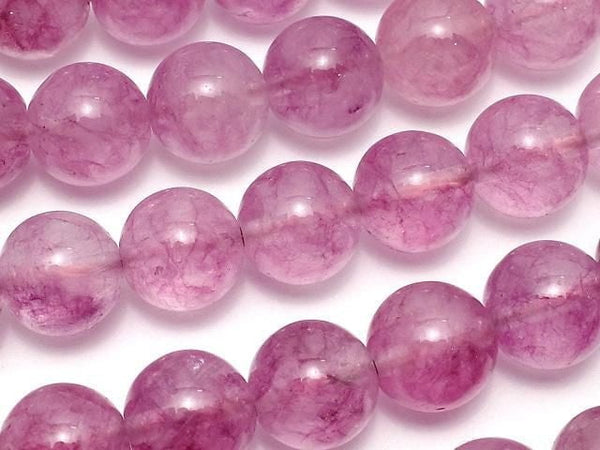 Red purple color Jade Round 10mm 1strand beads (aprx.15inch/36cm)