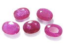 [Video][One of a kind] High Quality Ruby AAA- Loose stone Faceted 5pcs Set NO.224