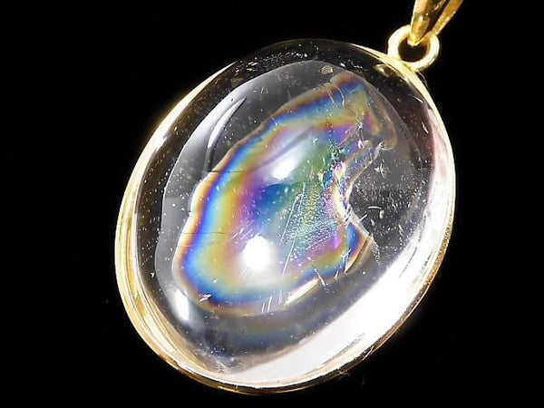 [Video][One of a kind] Iris Quartz AAA- Pendant 18KGP NO.102