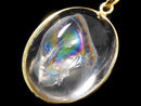 [Video][One of a kind] Iris Quartz AAA- Pendant 18KGP NO.104