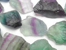 [Video] Multicolor Fluorite Rough Rock Nugget [L size] 1 strand beads (aprx.13inch/32cm)