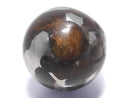 [Video][One of a kind] Kenya Sericho Pallasite Meteorite Sphere, Round 16mm 1pc NO.1