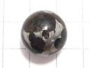 [Video][One of a kind] Kenya Sericho Pallasite Meteorite Sphere, Round 16mm 1pc NO.1