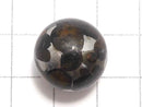 [Video][One of a kind] Kenya Sericho Pallasite Meteorite Sphere, Round 16mm 1pc NO.3
