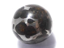 [Video][One of a kind] Kenya Sericho Pallasite Meteorite Sphere, Round 16mm 1pc NO.5